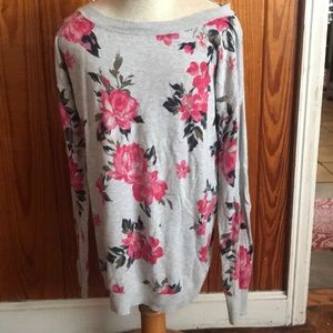 Size large Arizona floral sweater